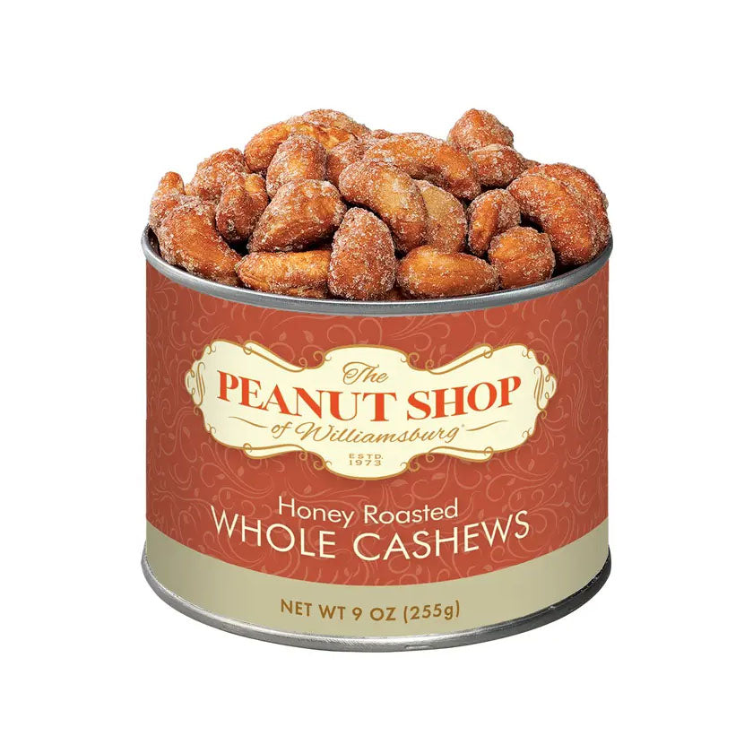 The Peanut Shop - Speciality Nuts - HONEY ROASTED CASHEWS, 9oz