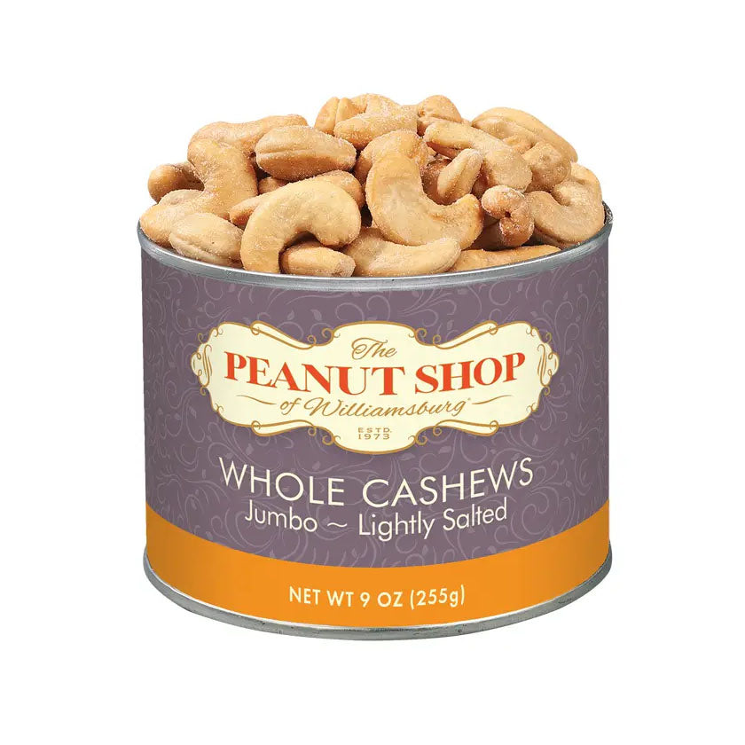 The Peanut Shop - Speciality Nuts - SALTED CASHEWS, 9oz