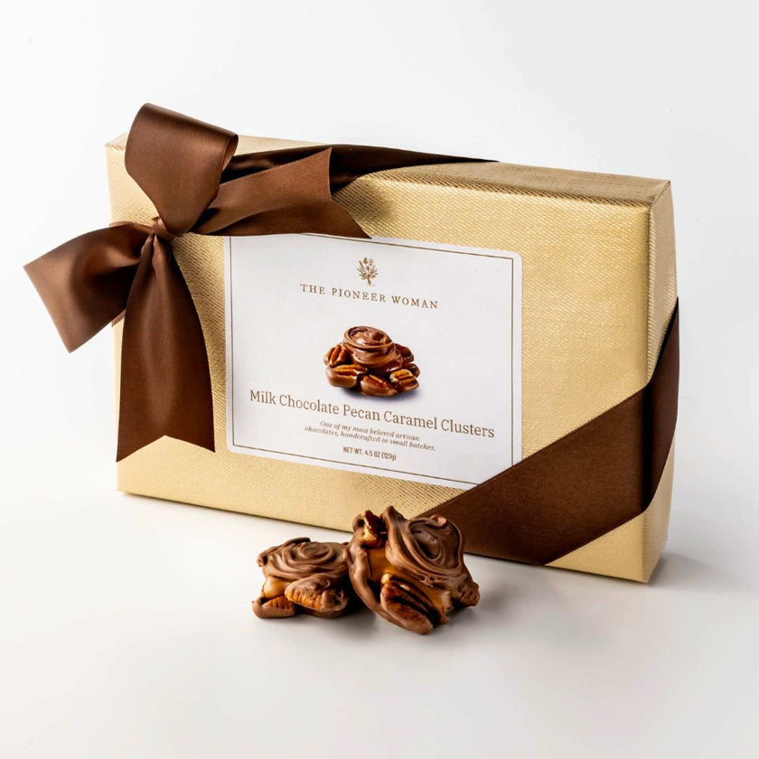 The Pioneer Woman - 9pc  Milk Chocolate Pecan Caramel Clusters - 4.5oz