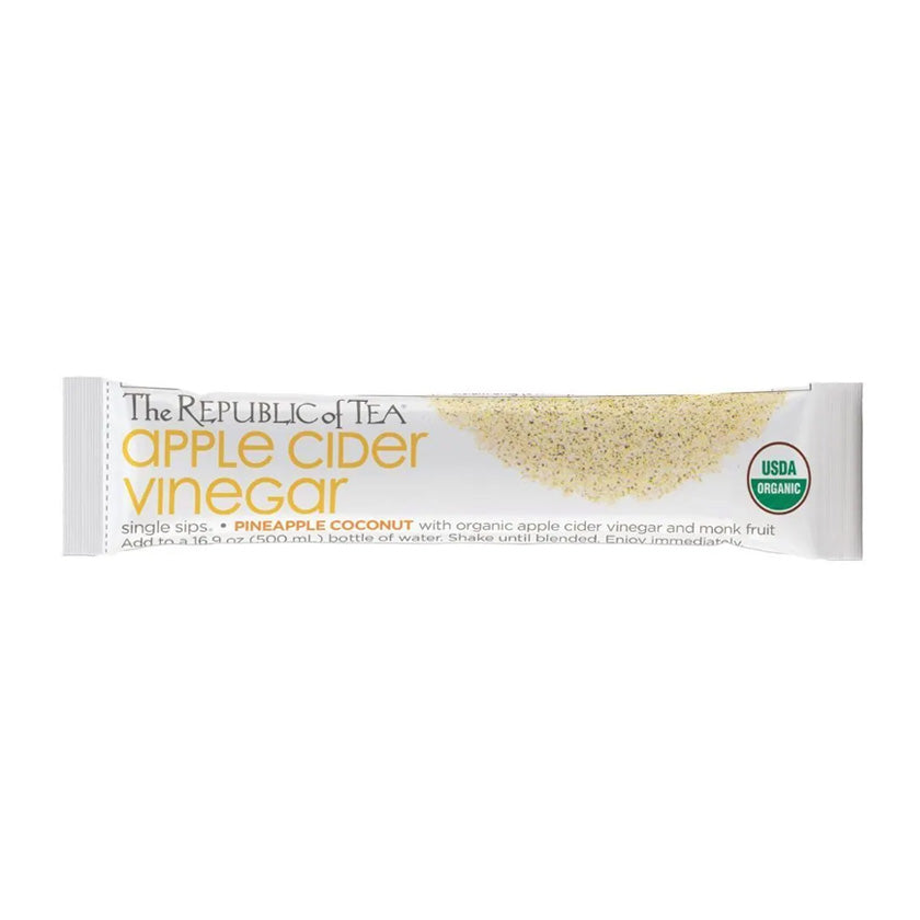 The Republic of Tea - ACV Pineapple Coconut Single Sips Bulk (50 CT)