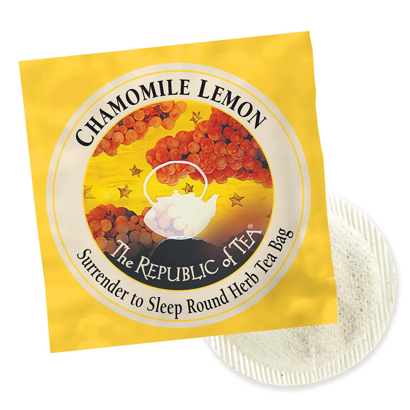 The Republic of Tea - Chamomile Lemon Herbal Overwraps (50 Bags)