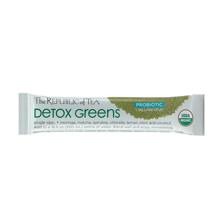 The Republic of Tea - Detox Greens Matcha Coconut Single Sips (50 CT)