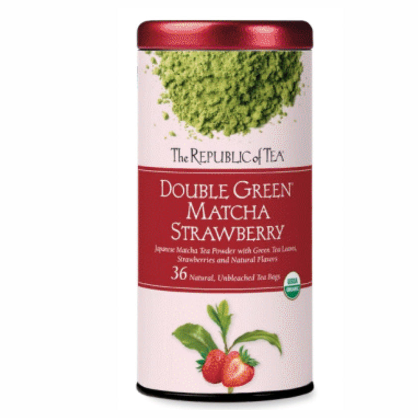 The Republic of Tea - Double Green Matcha Strawberry