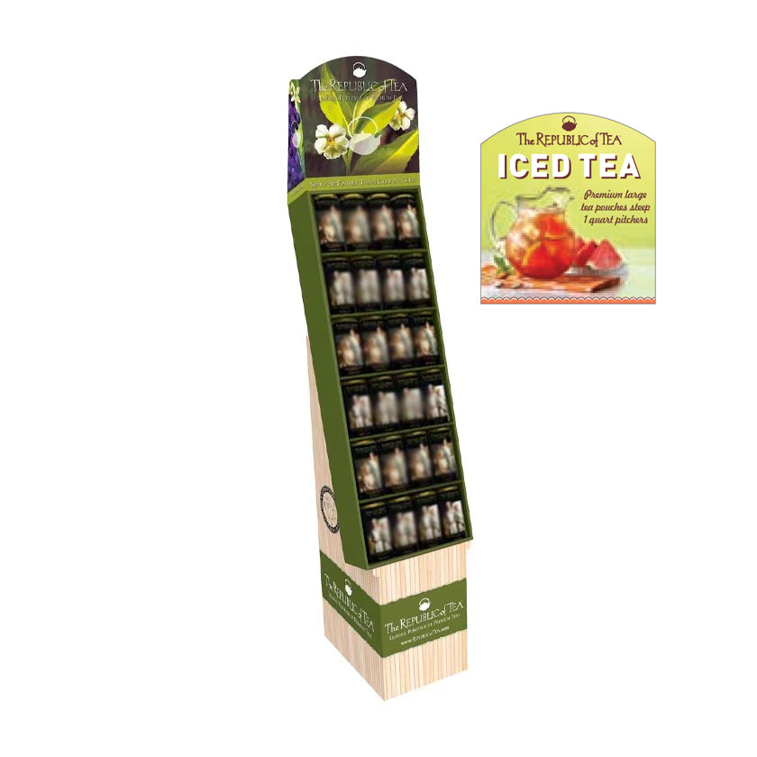 The Republic of Tea - Iced Tea Brew Bag - Loaded Shipper Display
