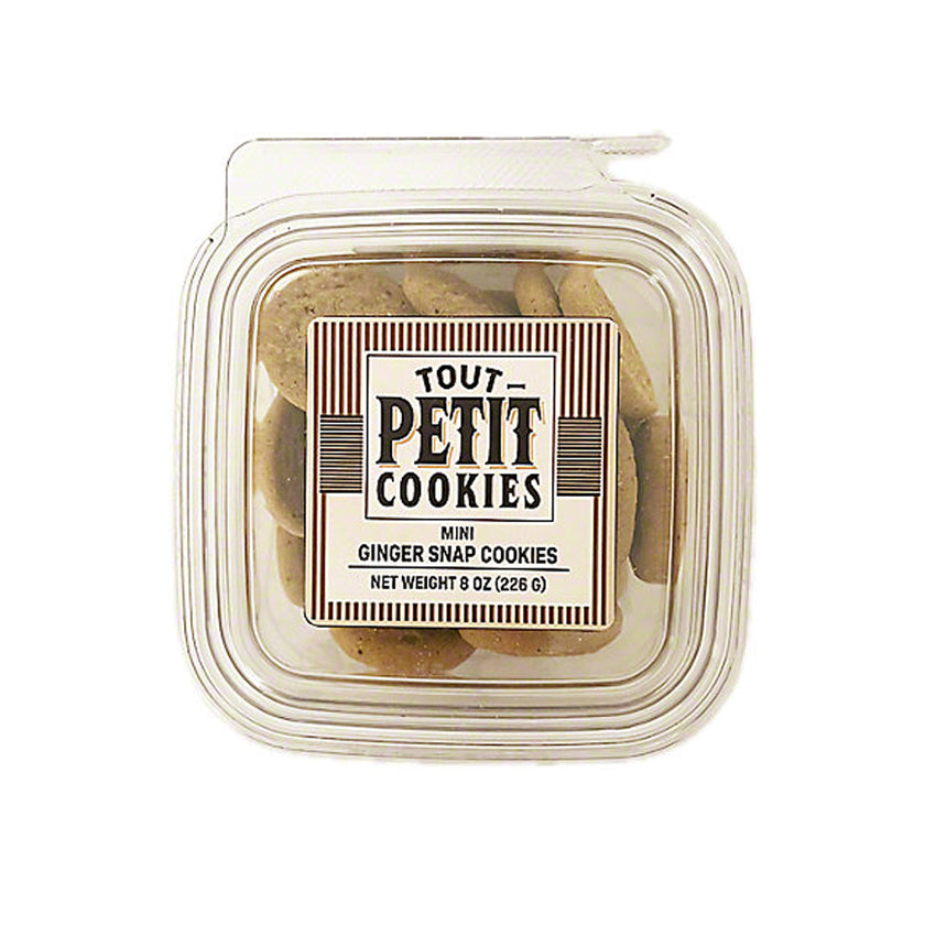 Tout Petit Cookies - Mini Ginger Snap Cookies - 8oz