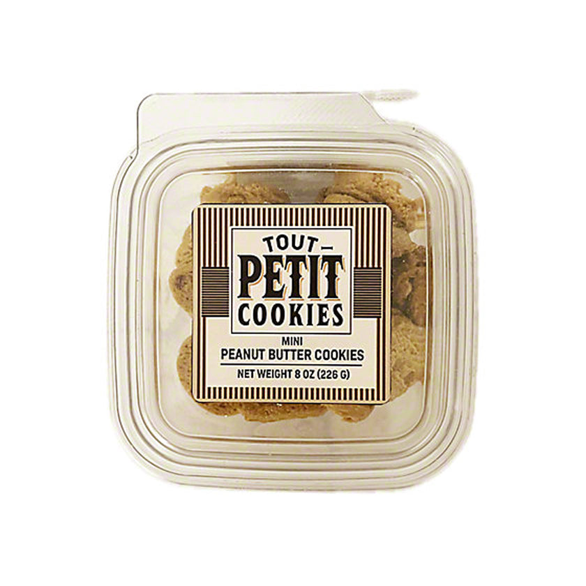 Tout Petit Cookies - Mini Peanut Butter Cookies - 7.5oz