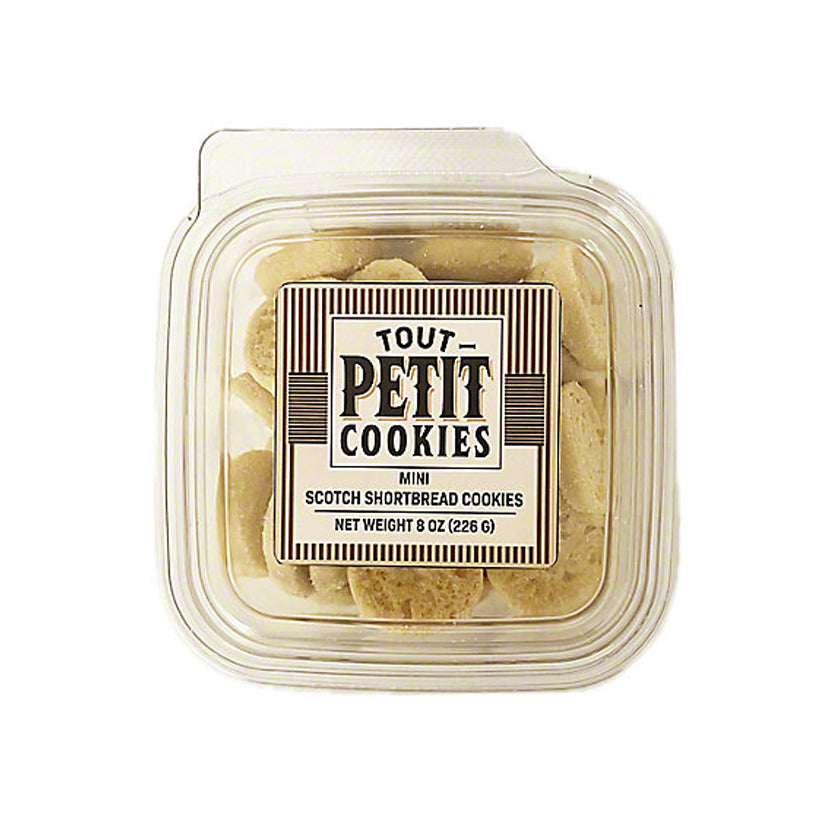 Tout Petit Cookies - Mini Scotch Shortbread Cookies - 8oz