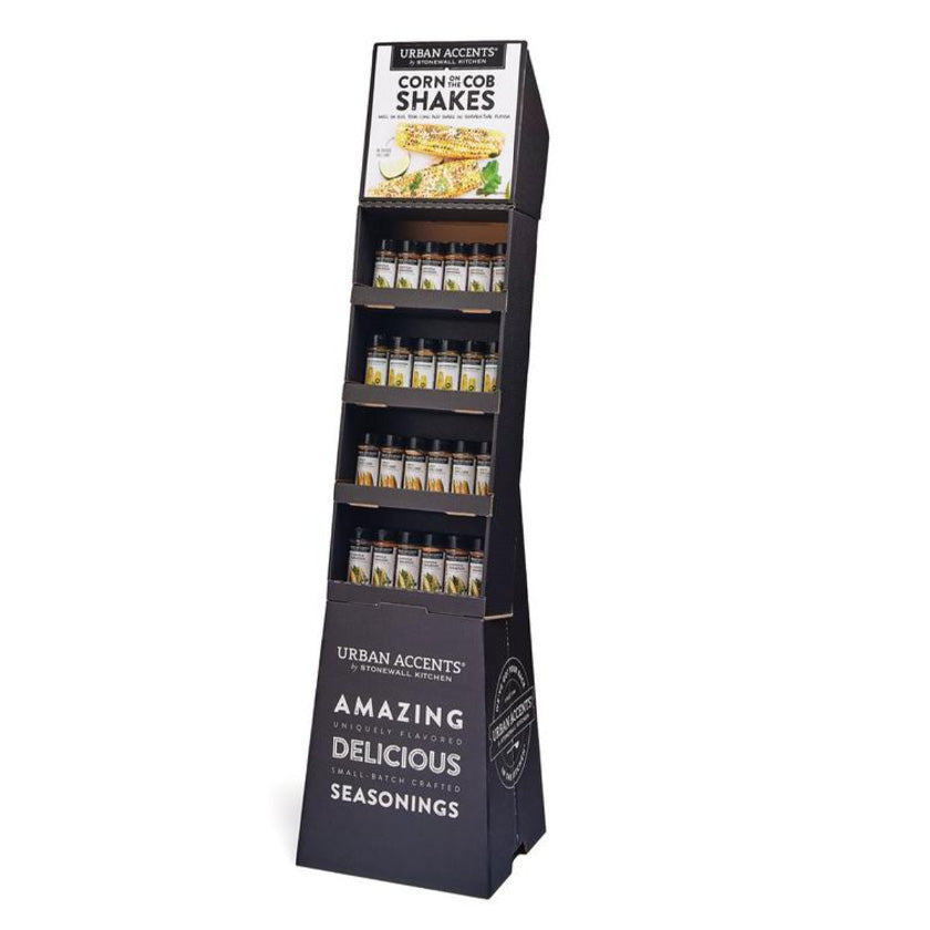 Urban Accents - Corn on the Cob 3 Seasoning Blend Shipper