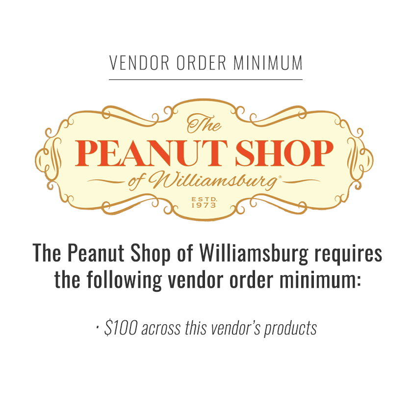 The Peanut Shop - Handcooked Virginia Peanuts - SALT FREE, 9oz
