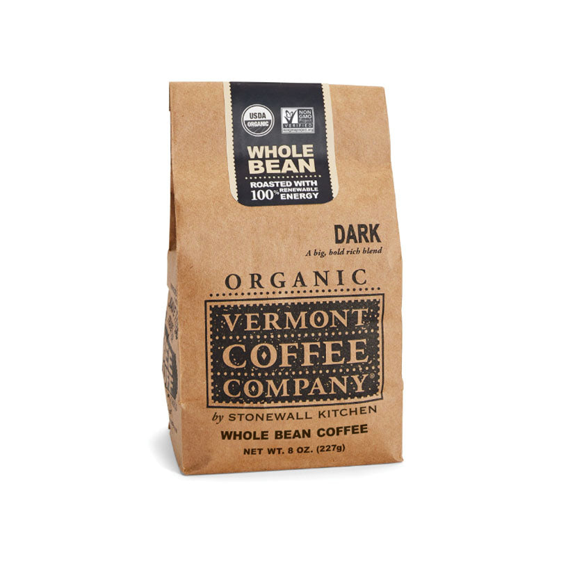Vermont Coffee - Organic Dark Whole Bean 8oz