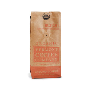 Vermont Coffee - Organic Half Caff Ground 12oz