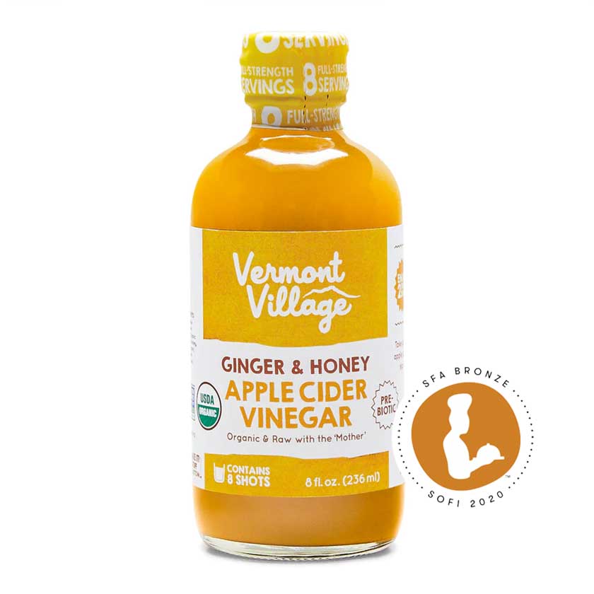 Vermont Village - Organic Ginger & Honey Apple Cider Vinegar