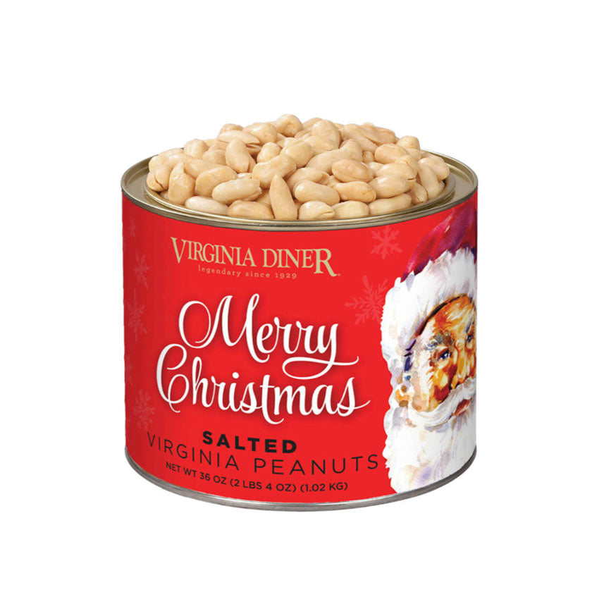 Virginia Diner - Merry Christmas Salted Virginia Peanuts 18oz