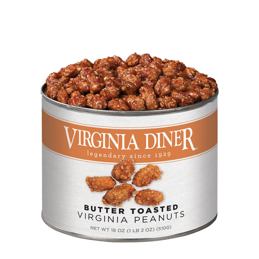 Virginia Diner - Butter Toasted Peanuts Tin 18oz