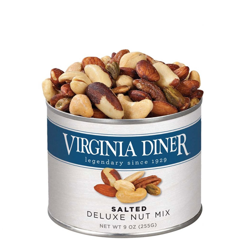 Virginia Diner - Salted Deluxe Nut Mix Tin 9oz