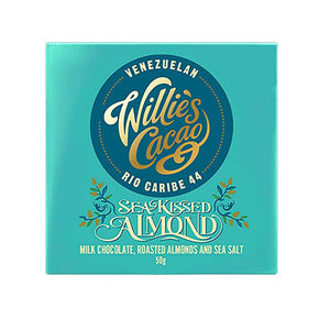 Willie's Cacao - Sea Kissed Almond, Milk Chocolate Bar