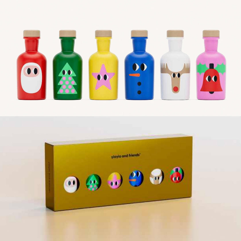 Yiayia & Friends - Christmas Minis - 6 Bottle Gift Set - 6x50 ml