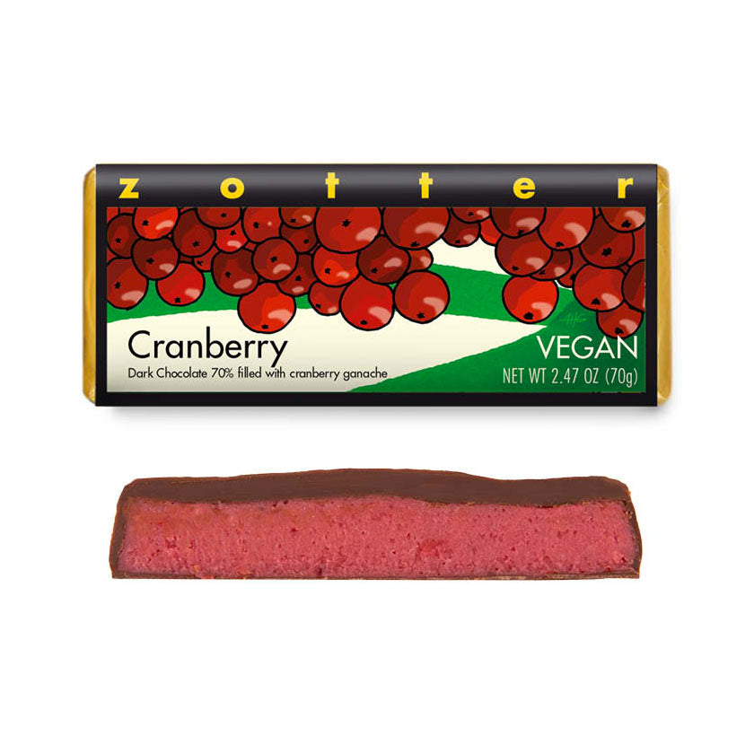 Zotter - Filled Chocolate - Cranberry