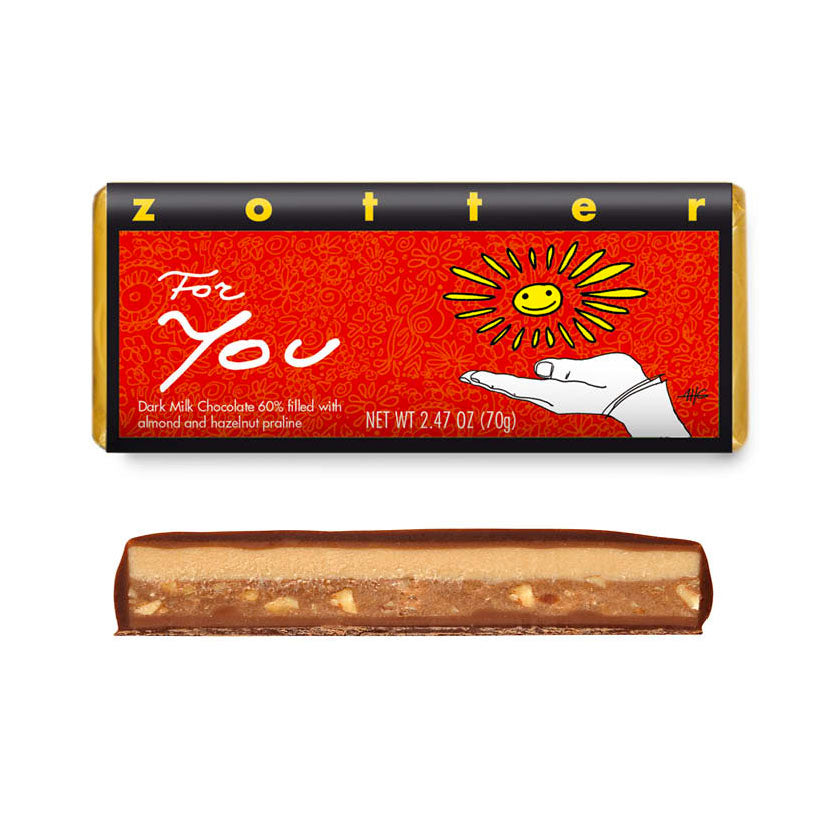 Zotter - Filled Chocolate - For You (Praline Variation)