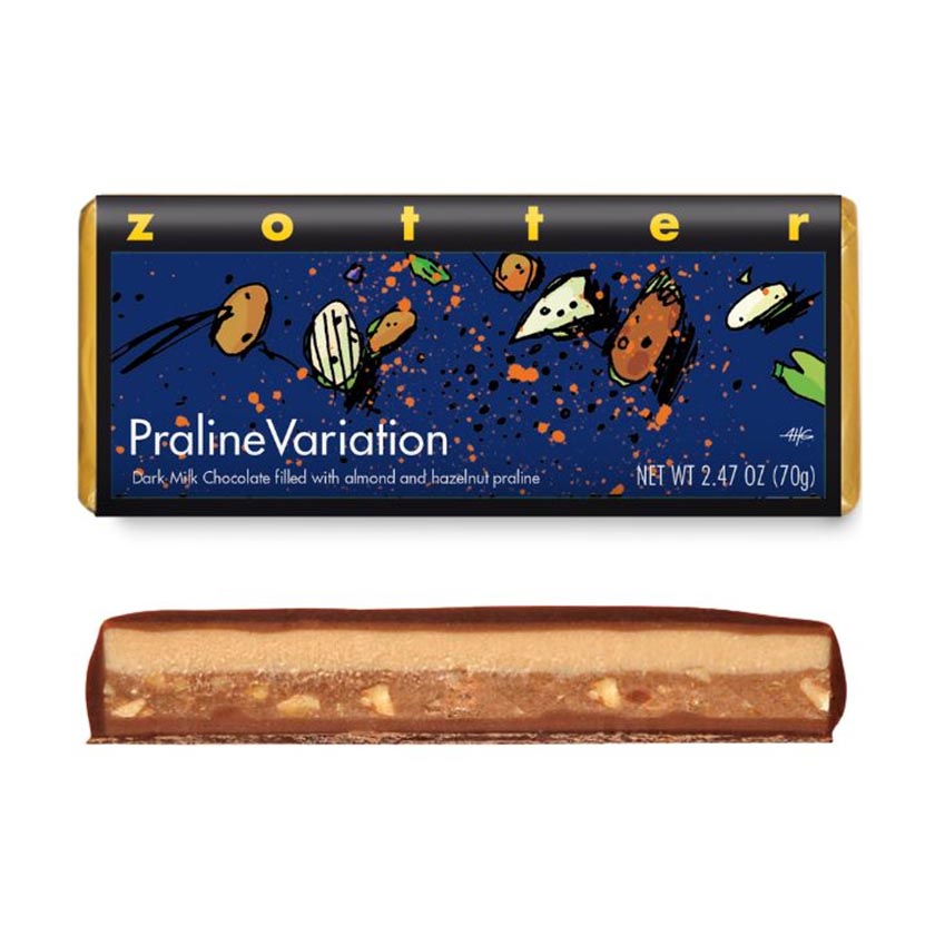 Zotter - Filled Chocolate - Praline Variation