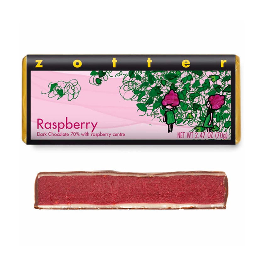 Zotter - Filled Chocolate - Raspberry