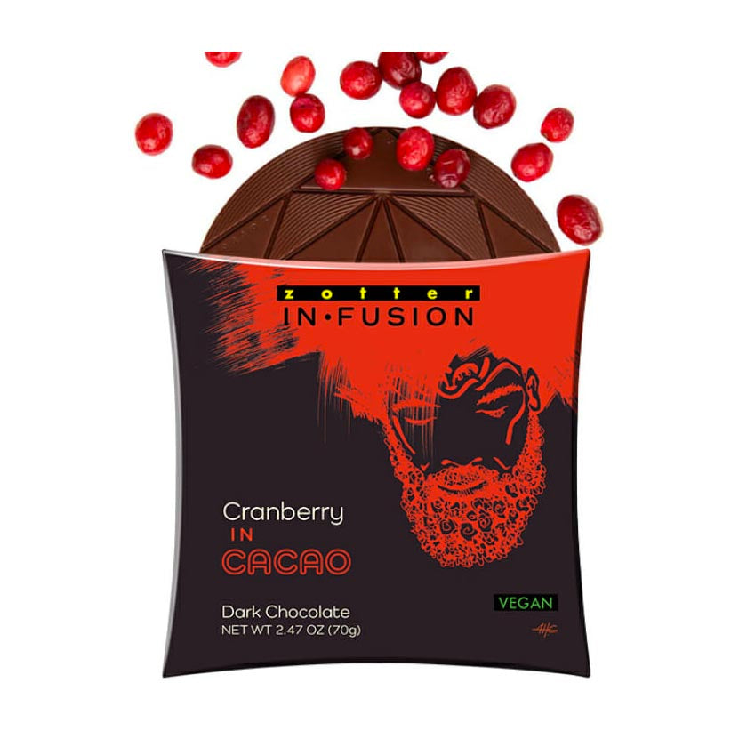Zotter - InFusion - Cranberry in Cacao