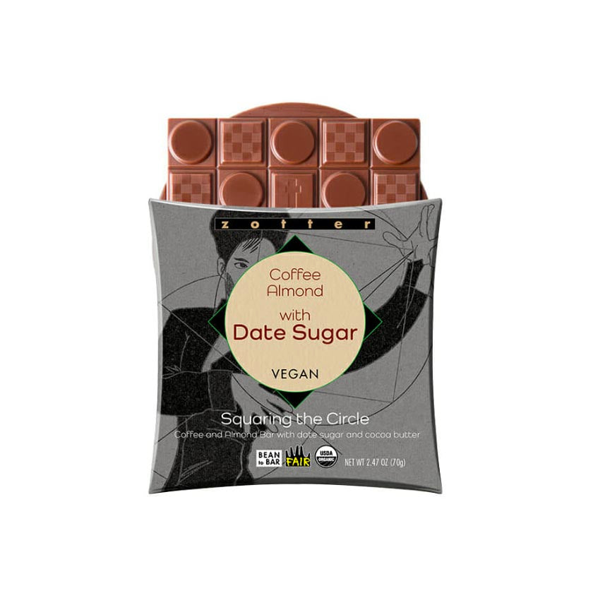Zotter - Squaring the Circle - Coffee, Almond and Date Sugar
