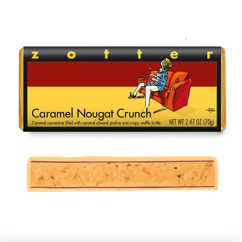 Zotter - Hand Scooped Chocolate - Caramel Nougat Crunch