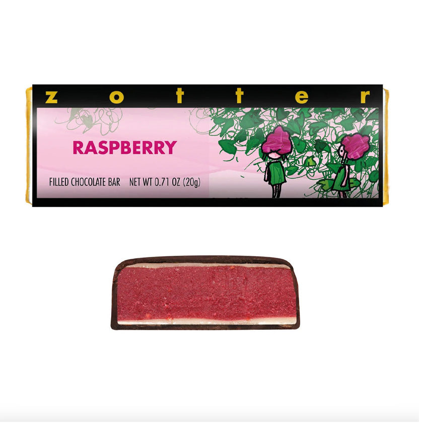 Zotter - Hand Scooped Minis - Raspberry 20g Mini
