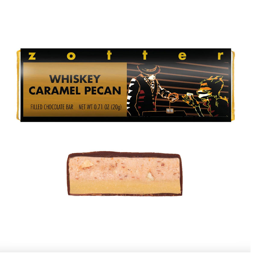 Zotter - Hand Scooped Minis - Whiskey Caramel Pecan 20g Mini