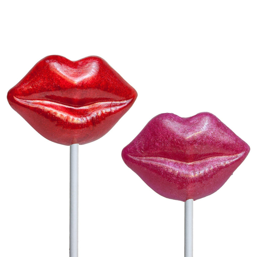 Melville - Lollipops - Glitter Lip - Red & Pink - Bulk