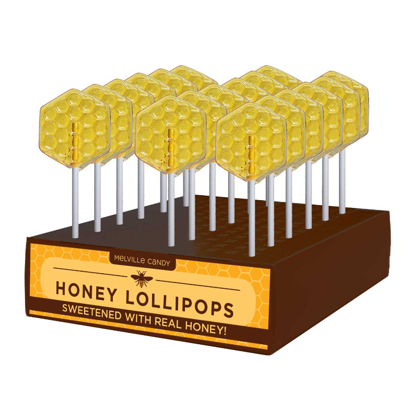 Melville - Lollipops - Honeycomb Honey - Display