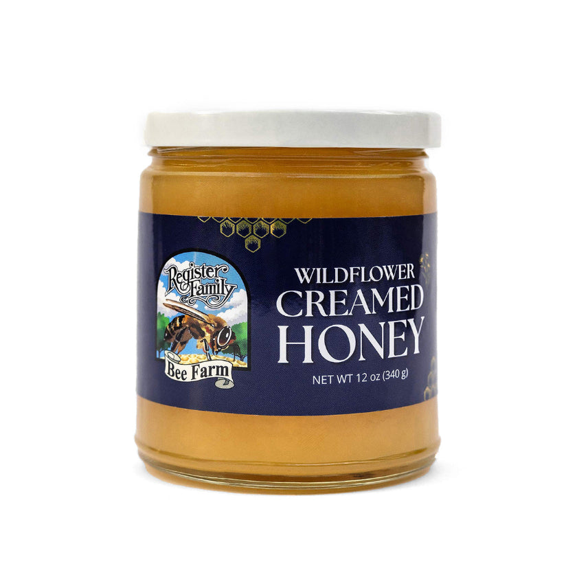Register Family Farm - Wildflower Creamed Honey Glass Jar - 12oz