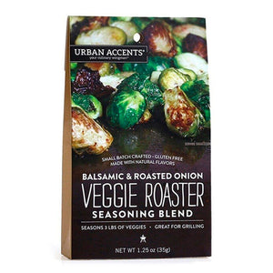 Urban Accents - Veggie Roaster Seasoning Blend, Balsamic & Roasted Onion