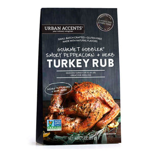 Urban Accents - Turkey Brine & Rubs, Gourmet Gobbler Smoky Peppercorn & Herb Turkey Rub