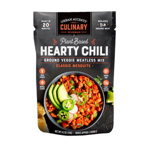 Urban Accents - Plant Based Meatless Mixes, Hearty Chili