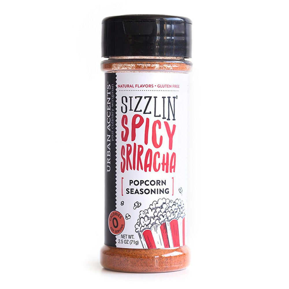 Urban Accents - Popcorn Seasoning, Sizzlin' Spicy Sriracha