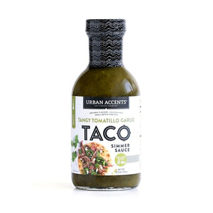 Urban Accents - Taco Simmer Sauce, Tangy Tomatillo Garlic