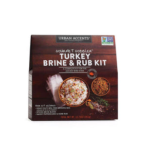 Urban Accents - Turkey Brine & Rubs, Gourmet Gobbler Turkey Brine & Rub Kit