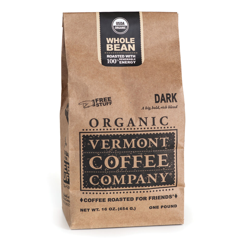 Vermont Coffee - Dark Whole Bean 16oz