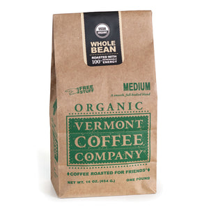 Vermont Coffee - Medium Whole Bean 16oz