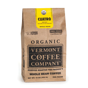 Vermont Coffee - Cuatro Whole Bean 16oz