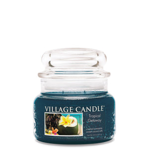 Village Candle - Tropical Getaway - Small Glass Dome