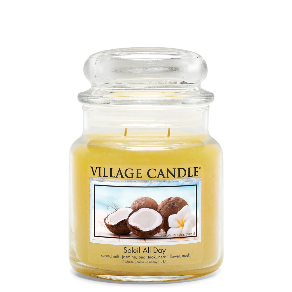 Village Candle - Soleil All Day - Medium Glass Dome