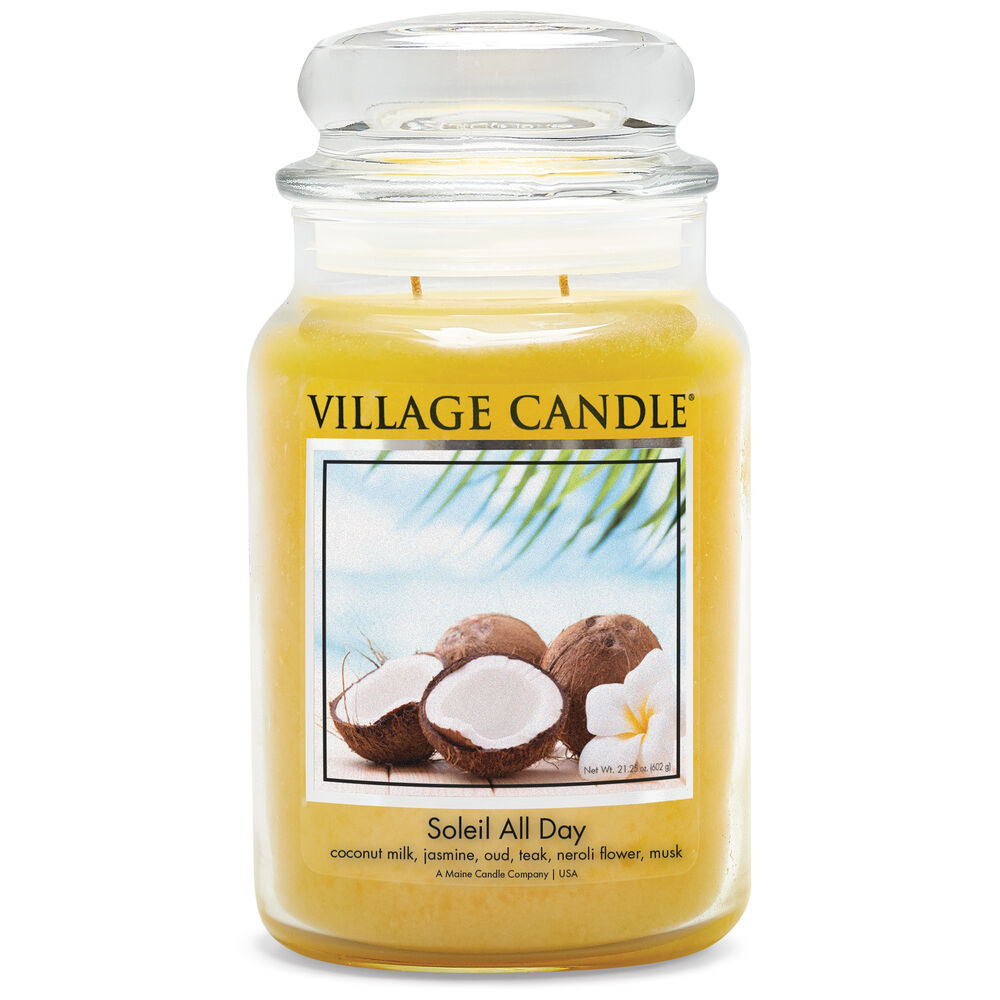 Village Candle - Soleil All Day - Large Glass Dome