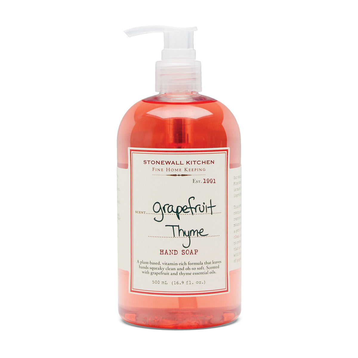 Stonewall Kitchen Fine Home Keeping - Grapefruit Thyme Hand Soap