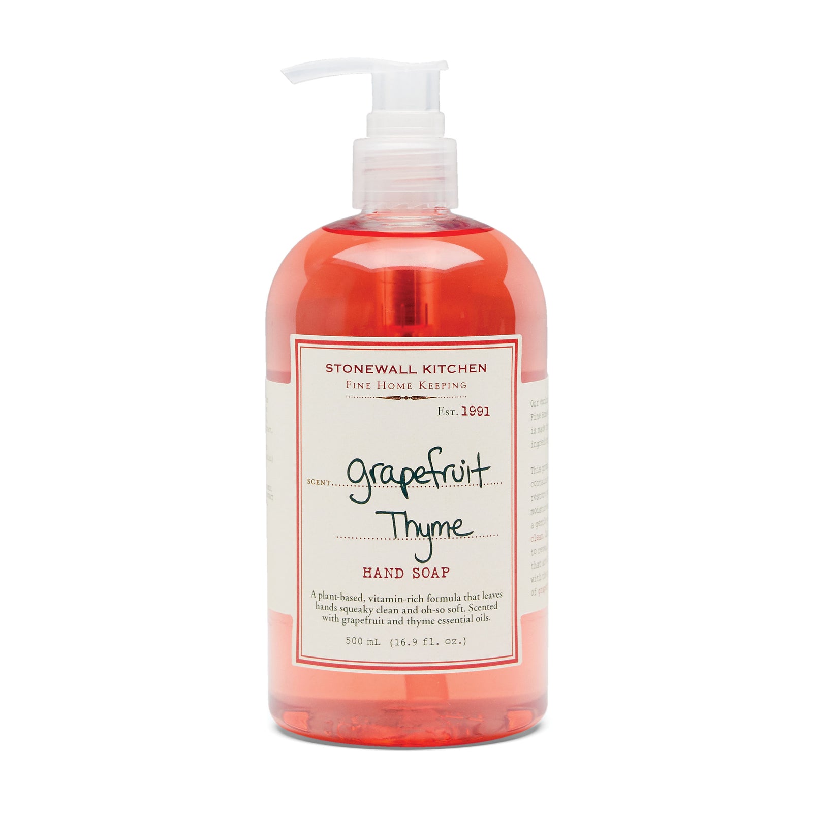 Stonewall Kitchen Fine Home Keeping - Grapefruit Thyme Hand Soap