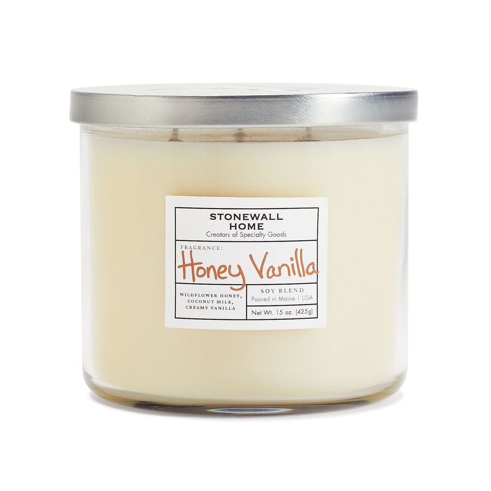 Stonewall Home - Candles & Fragrance - Honey Vanilla, Medium Bowl