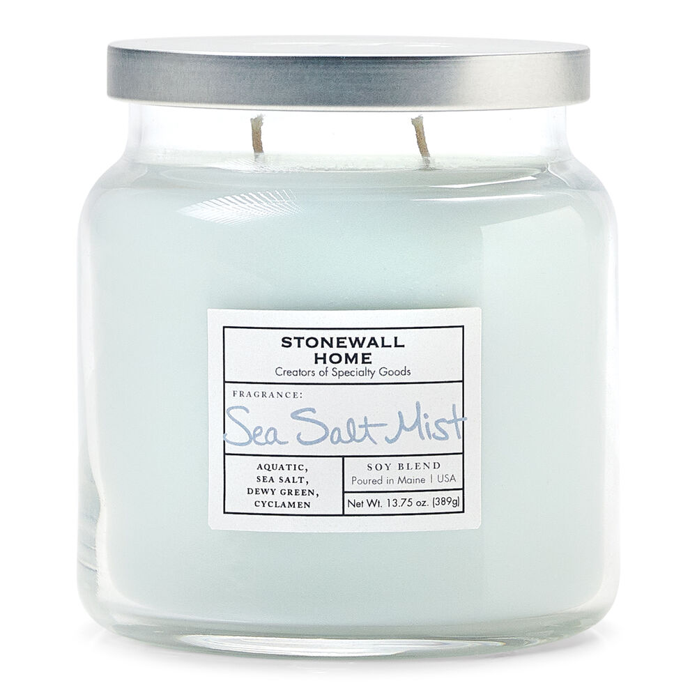 Stonewall Home - Candles &amp; Fragrance - Sea Salt Mist, Medium Bowl