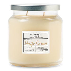 Stonewall Home - Candles & Fragrance - Maple Cream, Medium Apothecary